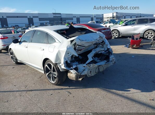 1HGCV2F34NA023912 2022 HONDA ACCORD Белый Задняя левая четверть