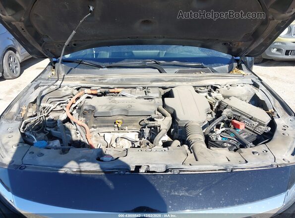 1HGCV3F14JA008941 2018 HONDA ACCORD HYBRID Черный Вид сзади