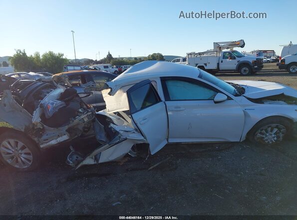 1HGCV3F14LA015228 2020 HONDA ACCORD HYBRID Белый Вид щитка приборов