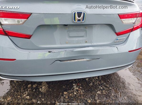 1HGCV3F20NA043622 2022 HONDA ACCORD HYBRID Серый Вид салона спереди