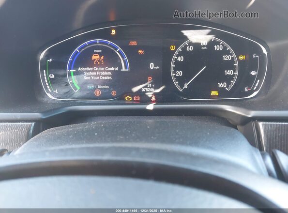 1HGCV3F26NA047724 2022 HONDA ACCORD HYBRID Белый Вид задних сидений