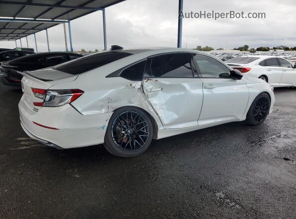 1HGCV3F28NA041164 2022 HONDA ACCORD Белый Задняя правая четверть