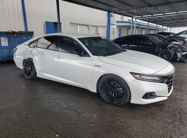 1HGCV3F28NA041164 2022 HONDA ACCORD Белый Передняя правая четверть