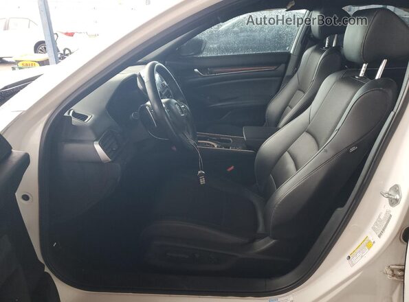 1HGCV3F28NA041164 2022 HONDA ACCORD Белый Вид салона спереди
