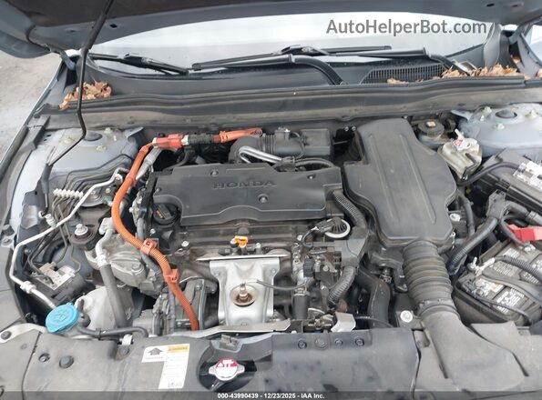 1HGCV3F2XNA023801 2022 HONDA ACCORD HYBRID Синий Вид сзади
