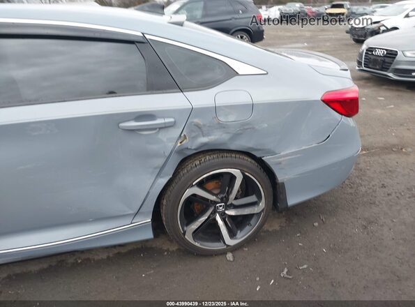 1HGCV3F2XNA023801 2022 HONDA ACCORD HYBRID Синий Вид спереди