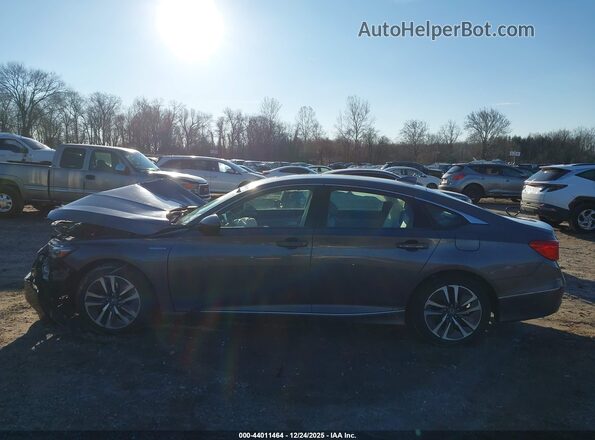 1HGCV3F41KA014322 2019 HONDA ACCORD HYBRID Gray Vista interior de 360 grados