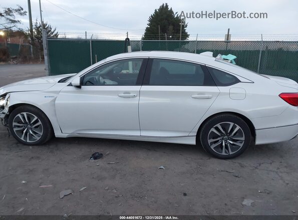 1HGCV3F44KA020549 2019 HONDA ACCORD HYBRID White 