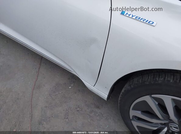 1HGCV3F44KA020549 2019 HONDA ACCORD HYBRID White 