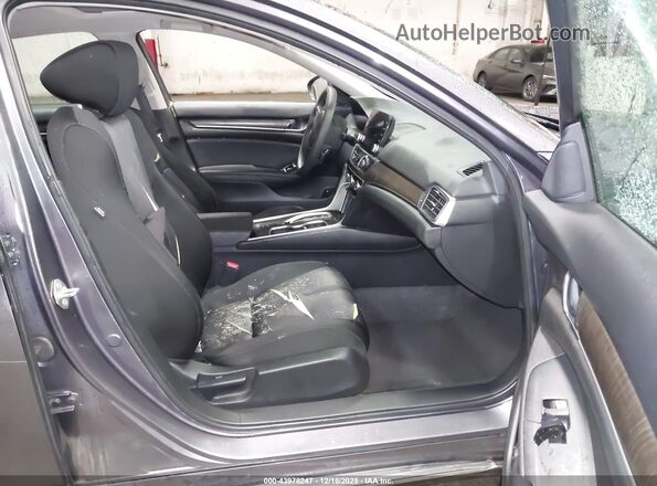 1HGCV3F44LA006670 2020 HONDA ACCORD HYBRID Серый Вид салона спереди