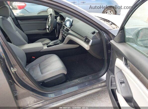 1HGCV3F45KA022357 2019 HONDA ACCORD HYBRID Gray Vista interior delantera