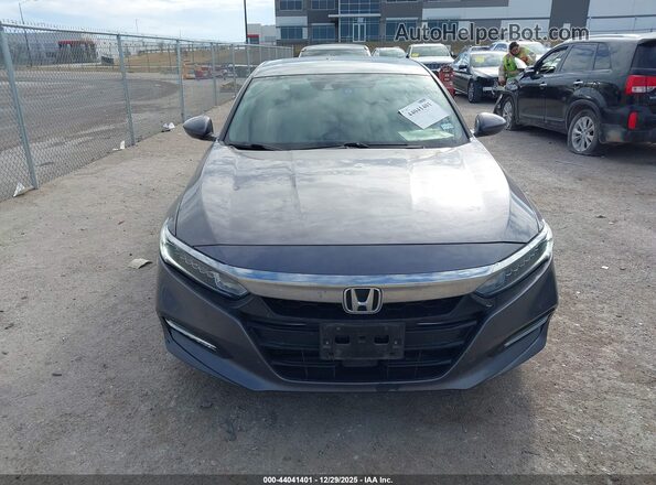1HGCV3F45KA022357 2019 HONDA ACCORD HYBRID Gray Vista del cuadro de instrumentos