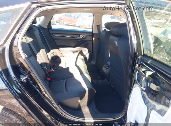 1HGCV3F47KA005771 2019 HONDA ACCORD HYBRID Black VIN კოდის სტიკერის ხედი
