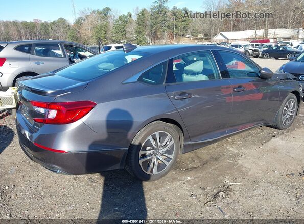 1HGCV3F48KA018464 2019 HONDA ACCORD HYBRID Gray უკანა მარჯვენა