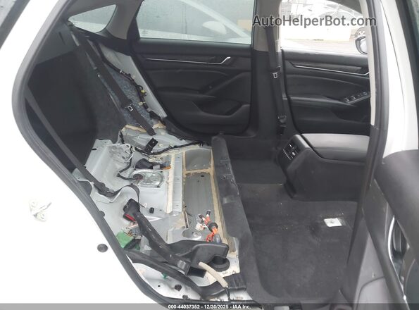1HGCV3F48LA016957 2020 HONDA ACCORD HYBRID White Vista de la etiqueta del VIN