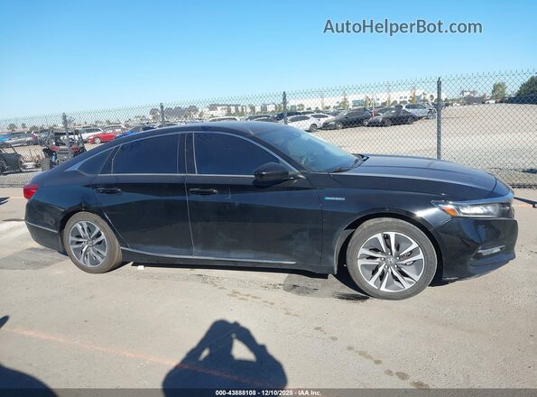 1HGCV3F49LA004039 2020 HONDA ACCORD HYBRID Black Vista interior trasera
