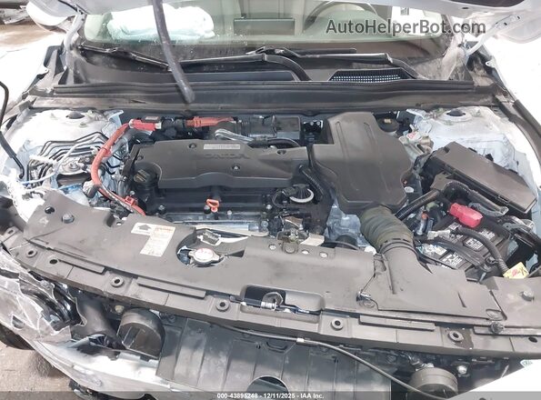 1HGCV3F52LA016736 2020 HONDA ACCORD HYBRID Белый Вид сзади