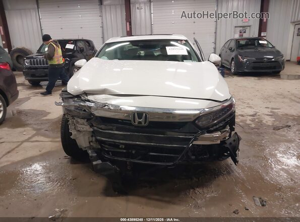 1HGCV3F52LA016736 2020 HONDA ACCORD HYBRID Белый Вид щитка приборов