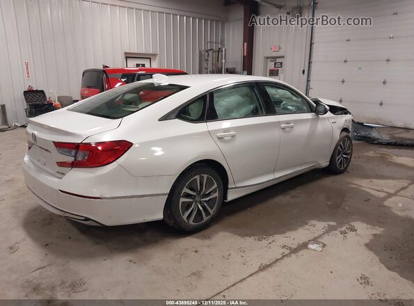 1HGCV3F52LA016736 2020 HONDA ACCORD HYBRID Белый Задняя правая четверть