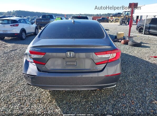 1HGCV3F52MA016074 2021 HONDA ACCORD HYBRID Gray 