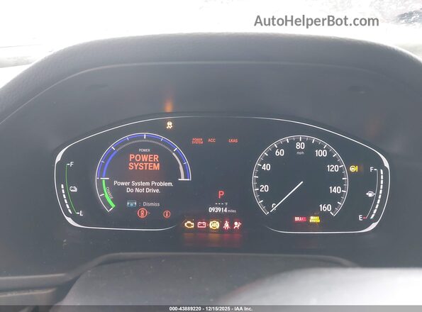 1HGCV3F53LA003025 2020 HONDA ACCORD HYBRID Серый Вид задних сидений