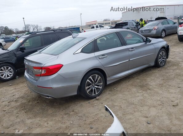 1HGCV3F57NA005850 2022 HONDA ACCORD HYBRID Gray Задня права чверть