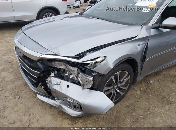 1HGCV3F57NA005850 2022 HONDA ACCORD HYBRID Gray Вид спереду