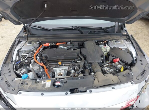 1HGCV3F57NA005850 2022 HONDA ACCORD HYBRID Gray Вид ззаду