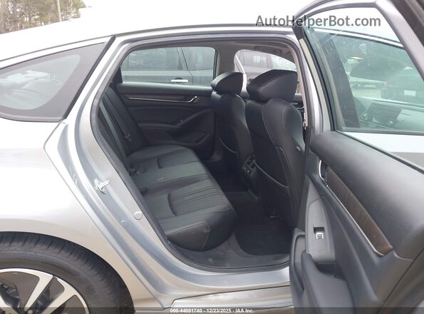 1HGCV3F57NA005850 2022 HONDA ACCORD HYBRID Gray Вид наклейки з VIN-кодом