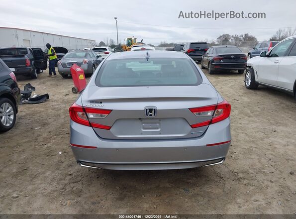 1HGCV3F57NA005850 2022 HONDA ACCORD HYBRID Gray 