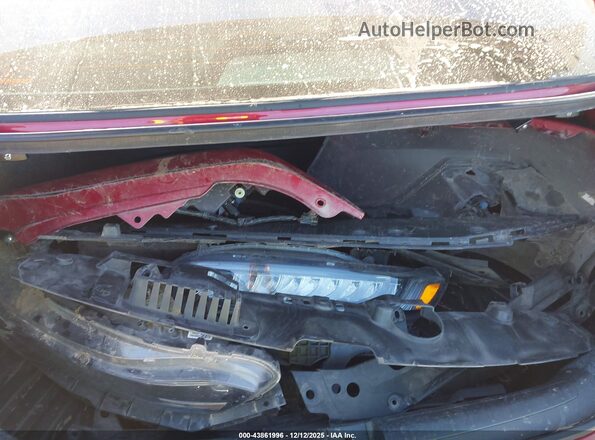 1HGCV3F59MA008179 2021 HONDA ACCORD HYBRID Красный Вид щитка приборов