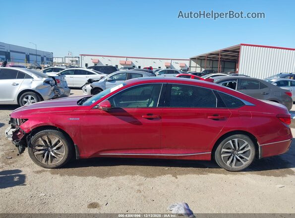 1HGCV3F59MA008179 2021 HONDA ACCORD HYBRID Красный 