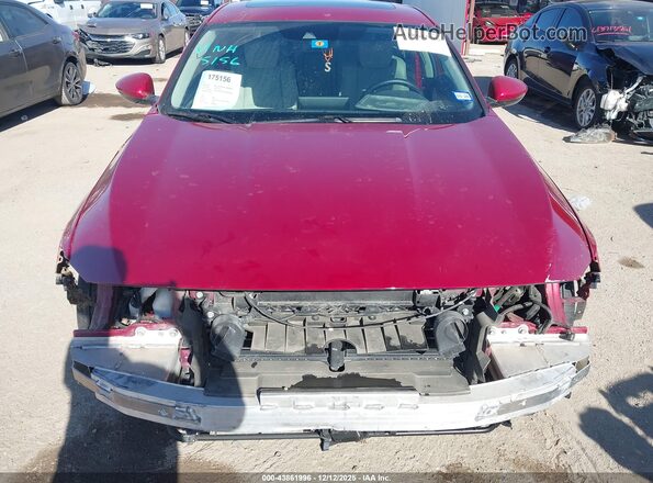 1HGCV3F59MA008179 2021 HONDA ACCORD HYBRID Красный Вид спереди