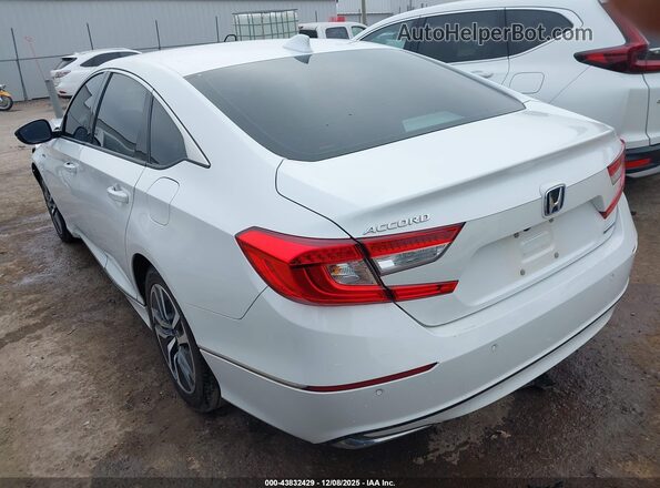 1HGCV3F5XMA021300 2021 HONDA ACCORD HYBRID Белый Задняя левая четверть