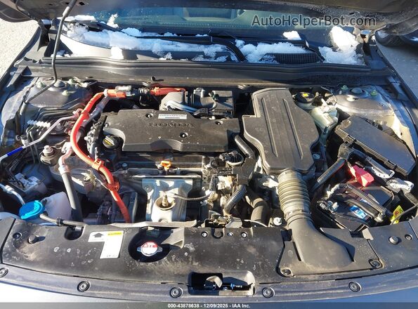 1HGCV3F91KA003882 2019 HONDA ACCORD HYBRID Gray Հետևի տեսք