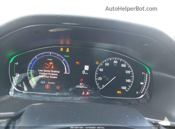 1HGCV3F91MA000046 2021 HONDA ACCORD HYBRID Серый Вид задних сидений