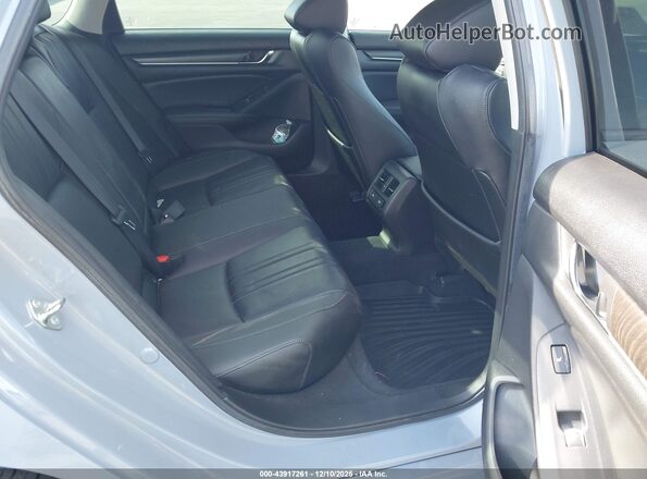 1HGCV3F91MA000046 2021 HONDA ACCORD HYBRID Серый Вид наклейки с VIN-кодом