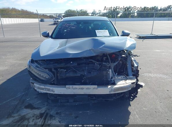 1HGCV3F91MA000046 2021 HONDA ACCORD HYBRID Серый Вид задней части салона