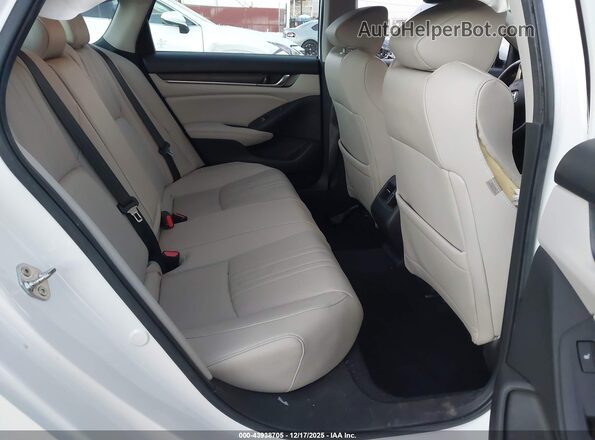 1HGCV3F93KA012504 2019 HONDA ACCORD HYBRID White Vista de la etiqueta del VIN