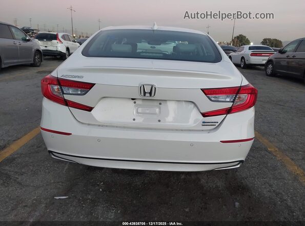 1HGCV3F93KA012504 2019 HONDA ACCORD HYBRID White 
