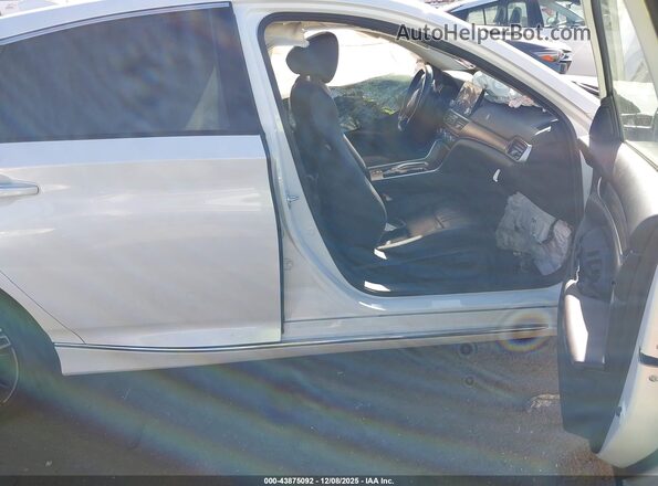 1HGCV3F96NA023873 2022 HONDA ACCORD HYBRID White Widok wnętrza z przodu