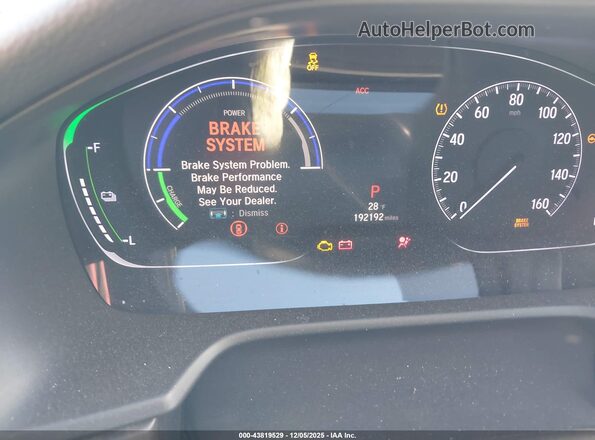 1HGCV3F99KA010448 2019 HONDA ACCORD HYBRID White 