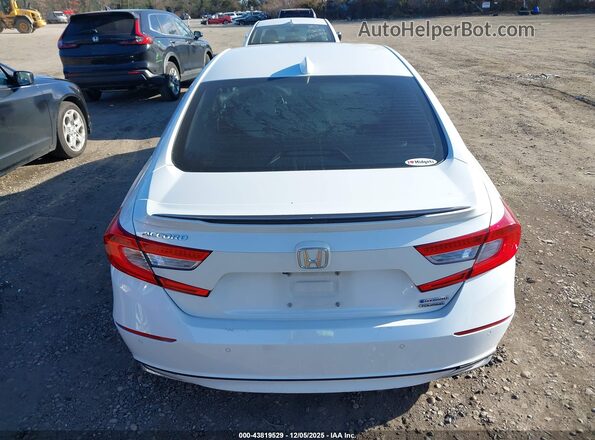 1HGCV3F99KA010448 2019 HONDA ACCORD HYBRID White 