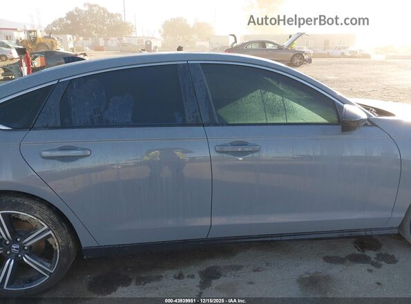 1HGCY2F54RA050199 2024 HONDA ACCORD HYBRID Серый Вид задней части салона