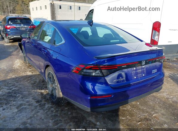 1HGCY2F55RA084877 2024 HONDA ACCORD HYBRID Синий Задняя левая четверть