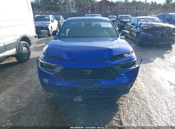 1HGCY2F55RA084877 2024 HONDA ACCORD HYBRID Синий Вид спереди