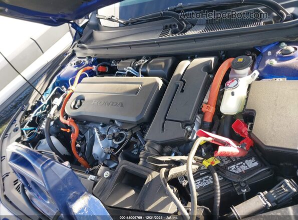1HGCY2F55RA084877 2024 HONDA ACCORD HYBRID Синий Вид сзади