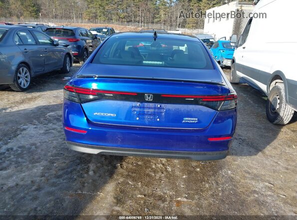 1HGCY2F55RA084877 2024 HONDA ACCORD HYBRID Синий 