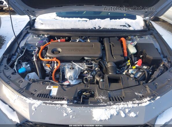 1HGCY2F56SA088491 2025 HONDA ACCORD HYBRID Серый Вид сзади