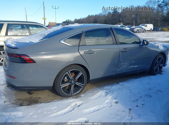 1HGCY2F56SA088491 2025 HONDA ACCORD HYBRID Серый Вид задней части салона